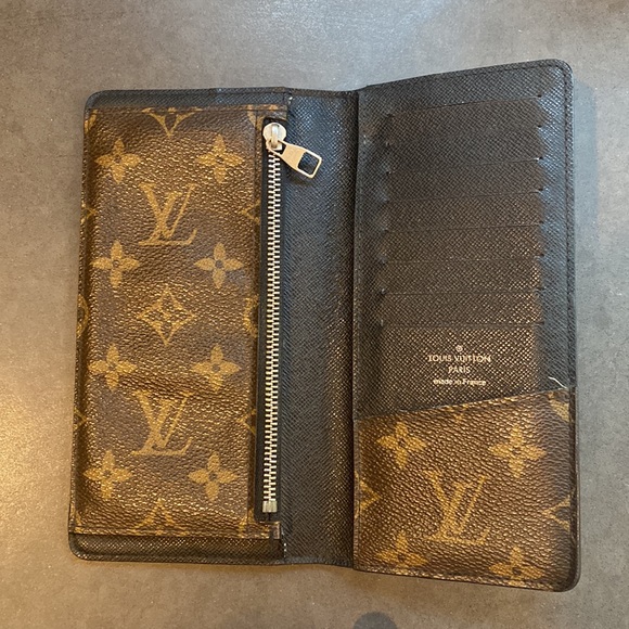 Louis Vuitton Monogram Brazza Long Wallet!! With Certificate of Authenticity - Picture 6 of 13